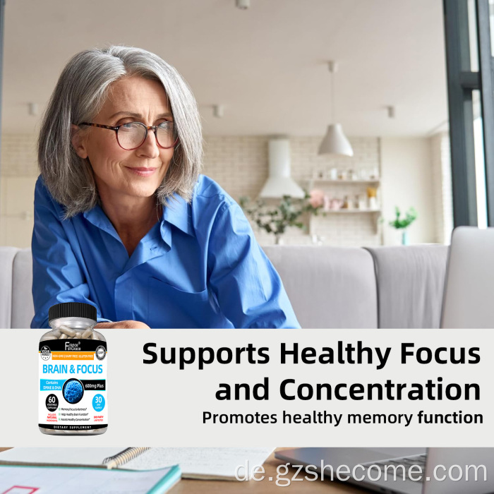 Organische Gehirnpräparate unterstützen die Gedächtnissenergiekapsel